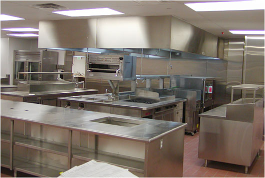 Custom Stainless Steel For Commercial Kitchens Counters With